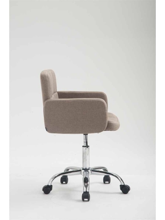 Arbejdstaburet Los Angeles stof, taupe Arbejdstaburet Los Angeles stof, taupe