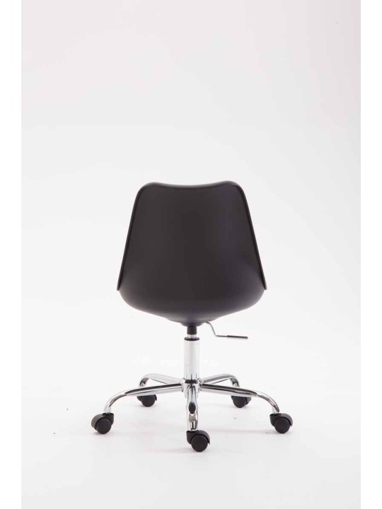 Kontorstol Toulouse plast, sort