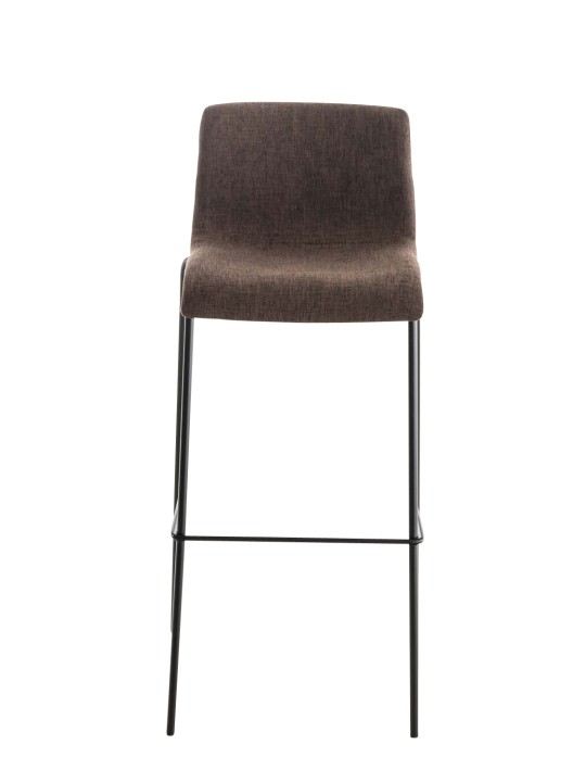 Barstol Hoover stof 4 fods stel, brun