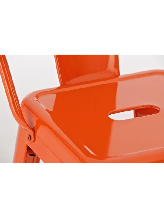 Sæt med 2 barstole Aiden, orange Sæt med 2 barstole Aiden, orange