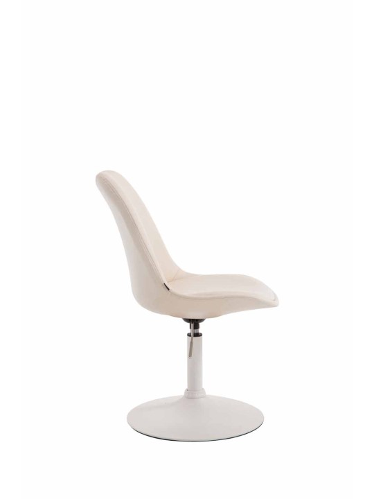 Stol Maverick W imiteret læder, creme