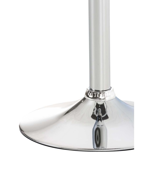 Sæt med 2 barstole Hoover stof krom, lysegrå