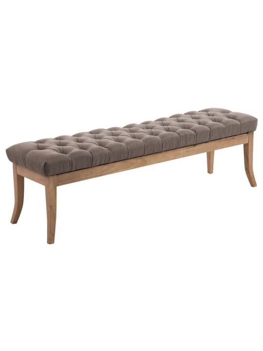 Bænk Ramses stof antik-let 150, taupe