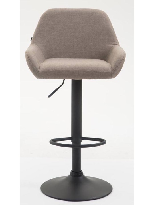Sæt med 2 barstole Braga stof, taupe