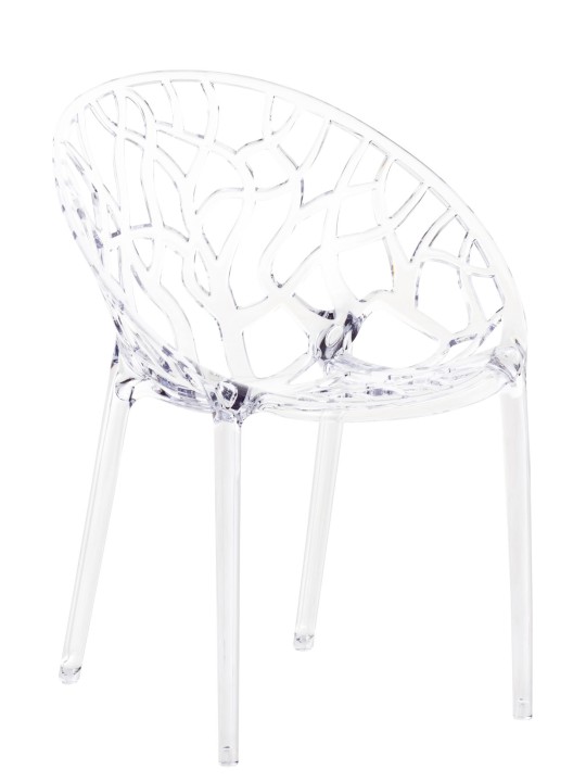 Stabelstol CRYSTAL, transparent