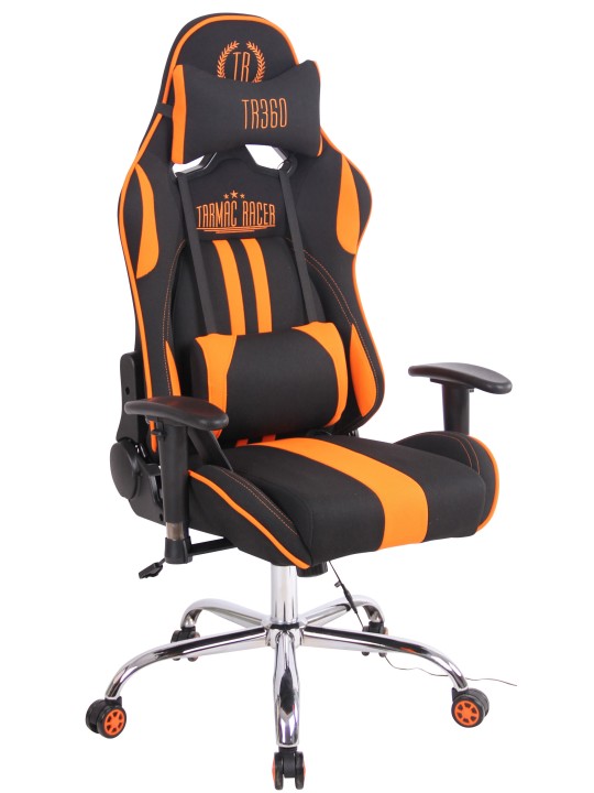 Kontorstol Limit XM stof, sort/orange