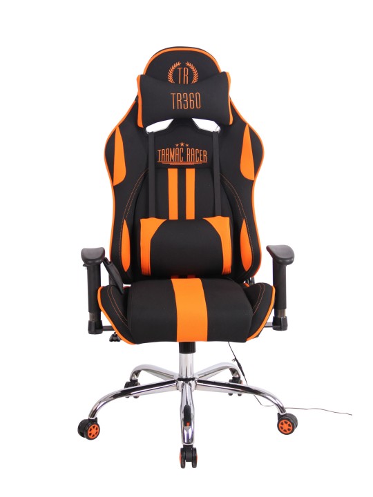 Kontorstol Limit XM stof, sort/orange