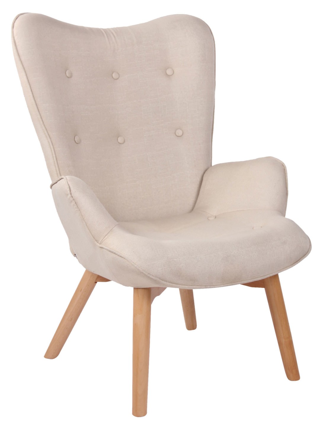Liggestol Durham stof, creme