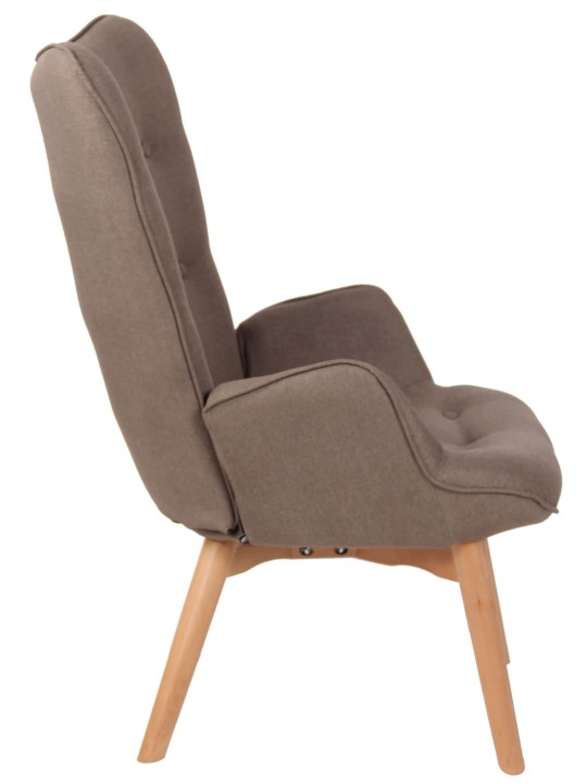 Liggestol Durham stof, taupe