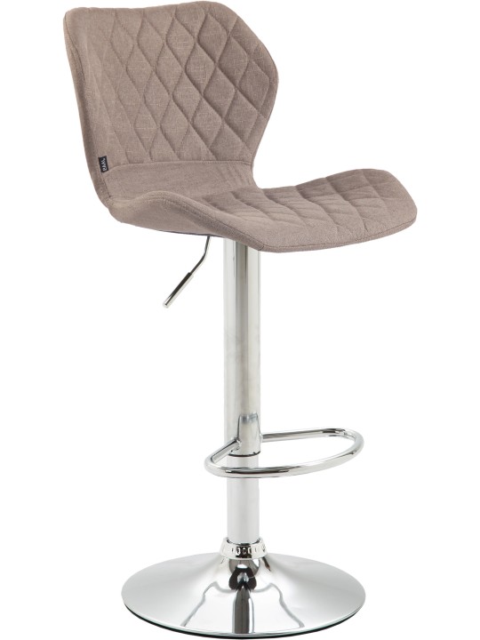 Barstol korkstof krom, taupe