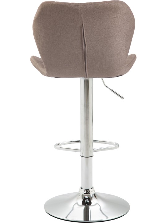 Barstol korkstof krom, taupe