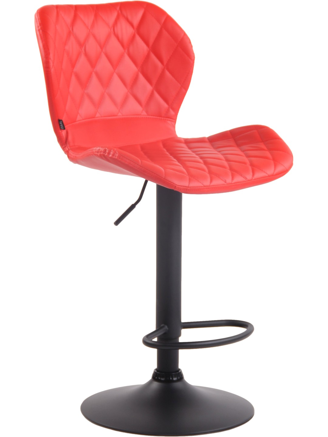 Barstol kork imiteret læder, rød