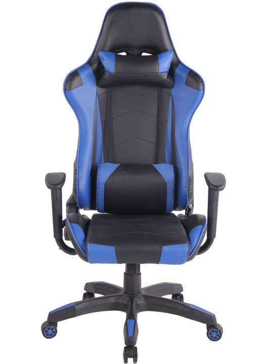 Kontorstol Miracle V2, sort/blå