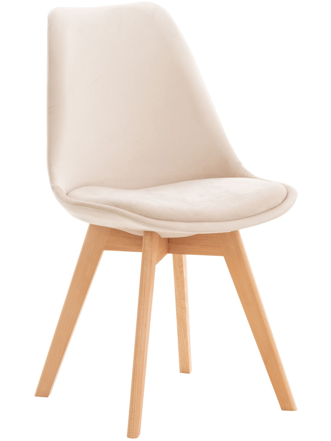 Stol Linares Velvet, beige