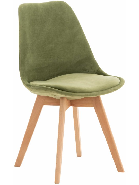 Stol Linares Velvet, lysegrøn