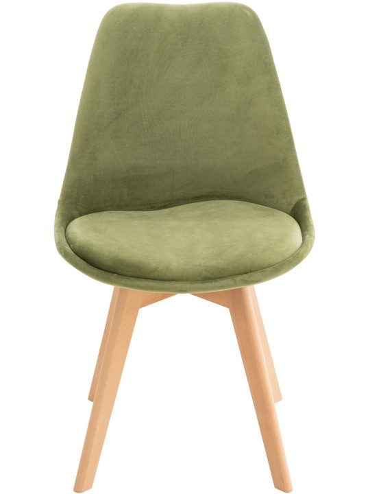 Stol Linares Velvet, lysegrøn