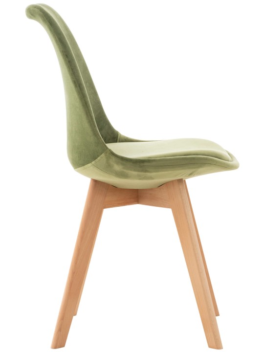 Stol Linares Velvet, lysegrøn