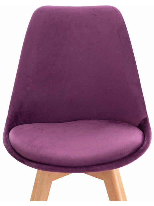 Stol Linares Velvet, lilla
