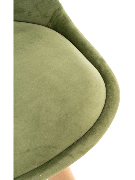 Stol Linares Velvet, lysegrøn