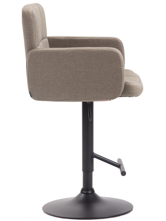 Barstol Los Angeles, stof, taupe