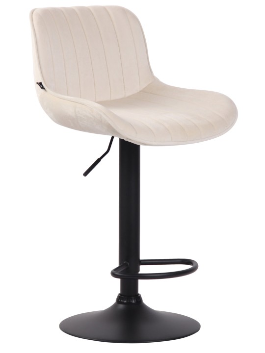 Barstol Lentini fløjl, creme