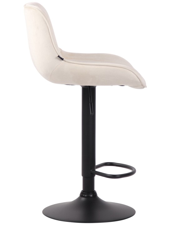 Barstol Lentini fløjl, creme