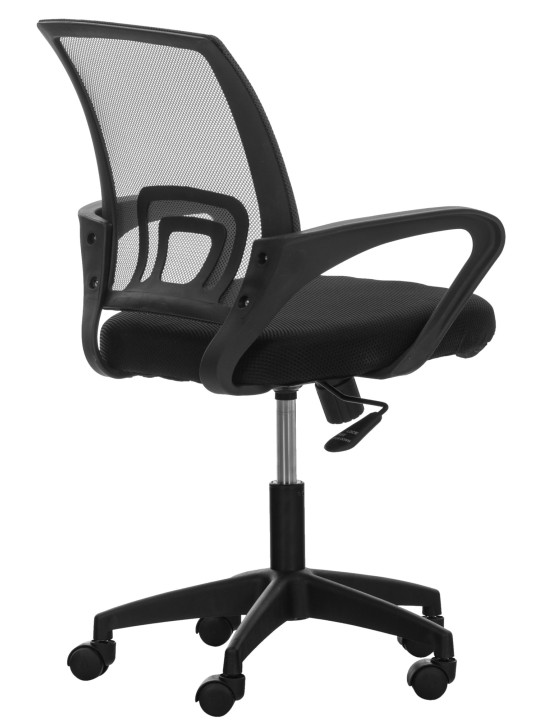 Kontorstol Auburn, sort