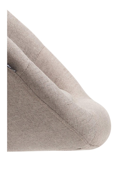 Barstol London V2 stof krom, taupe