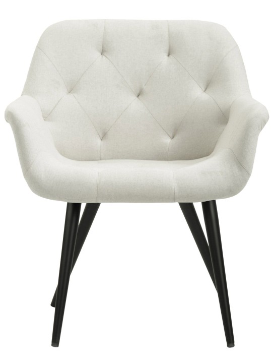Spisestuestol Langford stof, beige