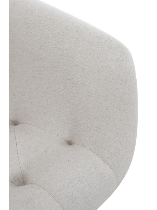 Spisestuestol Langford stof, beige