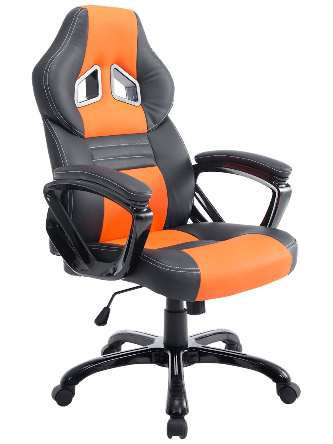 Kontorstol Pedro, sort/orange