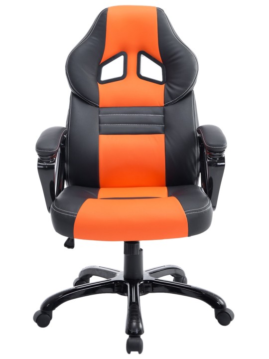Kontorstol Pedro, sort/orange