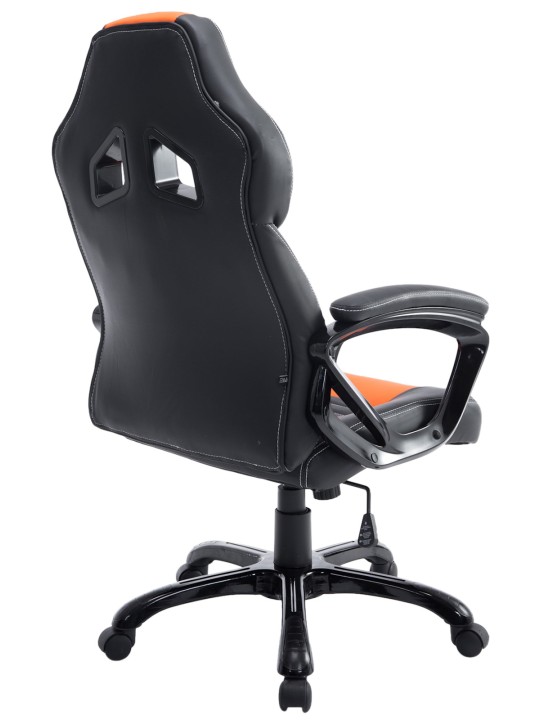 Kontorstol Pedro, sort/orange