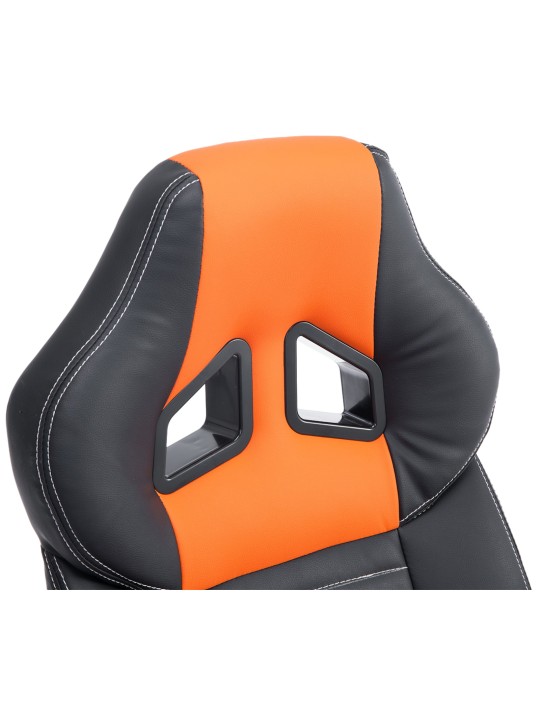 Kontorstol Pedro, sort/orange