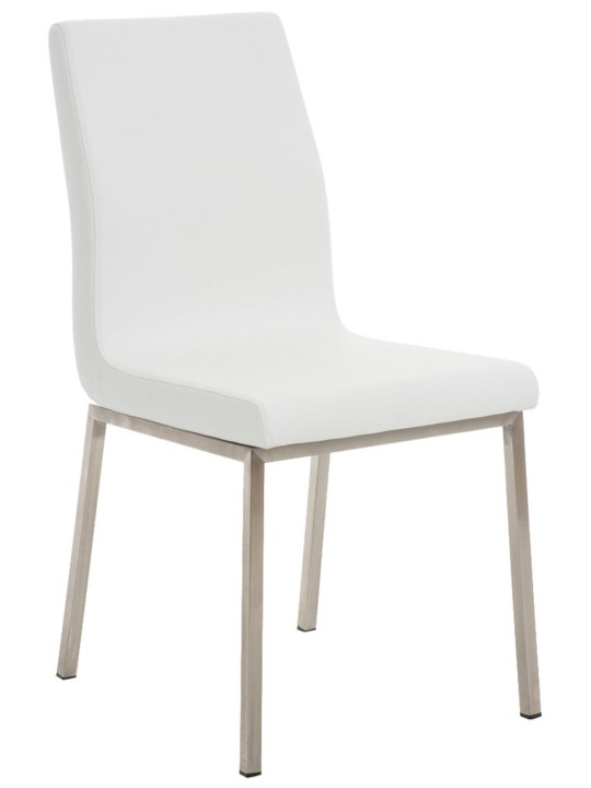 Sæt med 2 spisestuestole Colmar, hvid