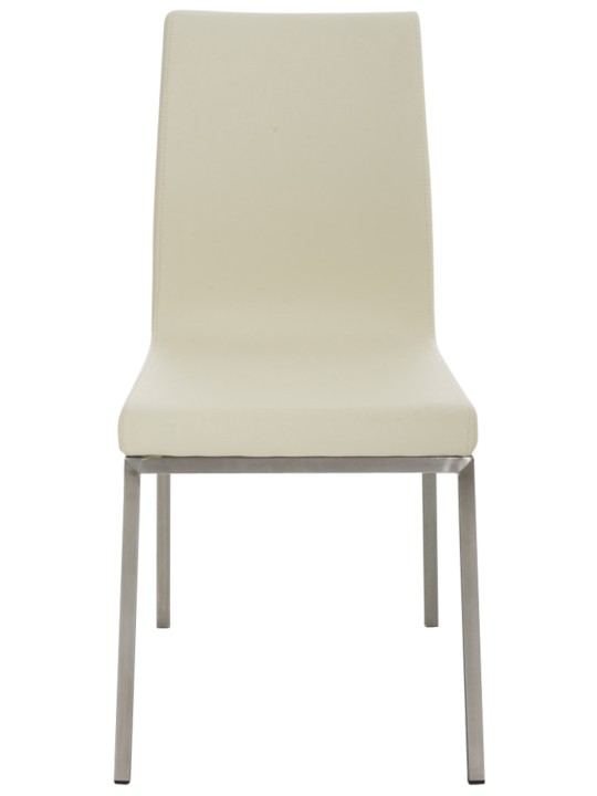 Sæt med 2 spisestuestole Colmar, creme