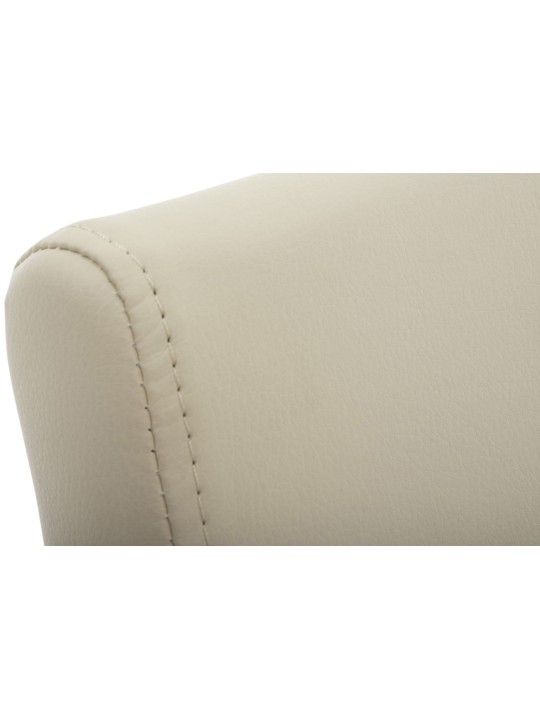 Sæt med 2 spisestuestole Colmar, creme