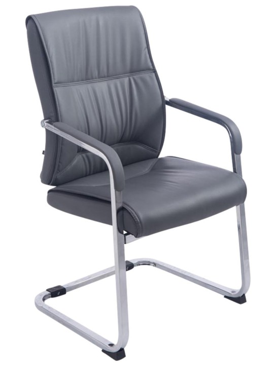 Sæt med 2 cantilever stole XL Anubis, grå