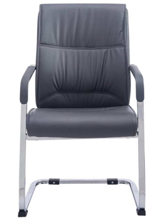 Sæt med 2 cantilever stole XL Anubis, grå