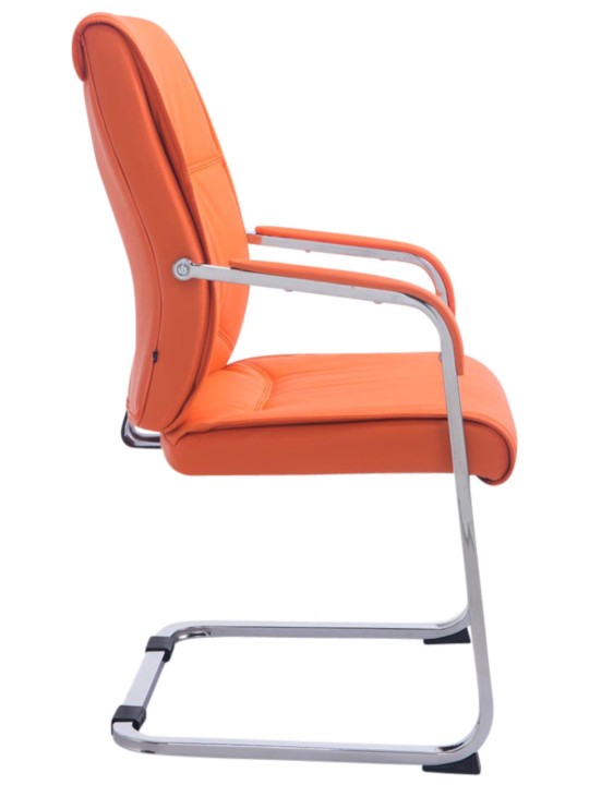 Sæt med 2 cantilever stole XL Anubis, orange