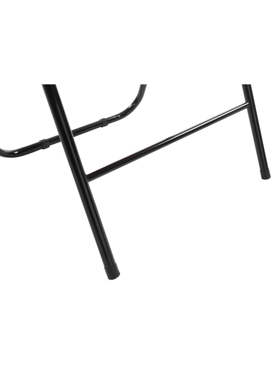 Sæt med 4 klapstole Felix, rød/sort