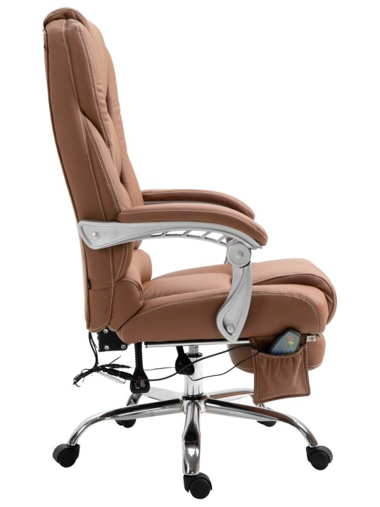 Pacific kontorstol med massagefunktion, lysebrun Pacific kontorstol med massagefunktion, lysebrun