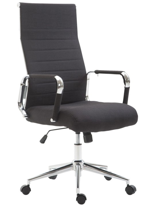 Kontorstol Columbus stof, sort