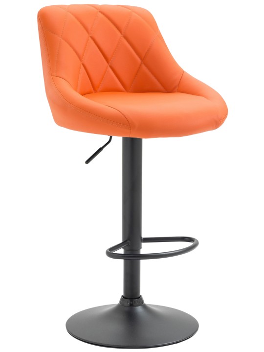 Barstol Lazio imiteret læder, orange Barstol Lazio imiteret læder, orange