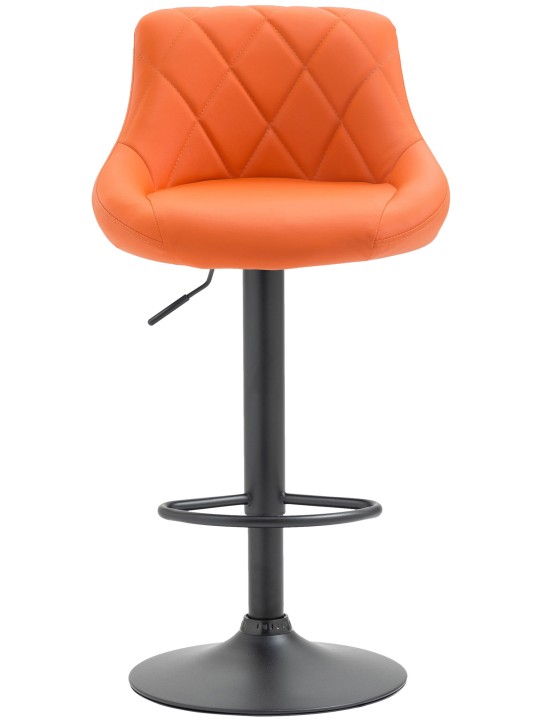 Barstol Lazio imiteret læder, orange Barstol Lazio imiteret læder, orange