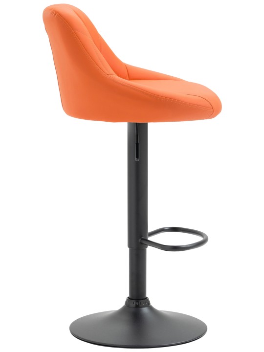 Barstol Lazio imiteret læder, orange Barstol Lazio imiteret læder, orange
