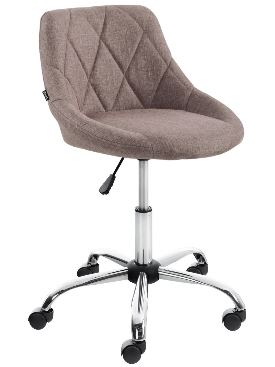 Arbejdsskammel Lazio stof, taupe
