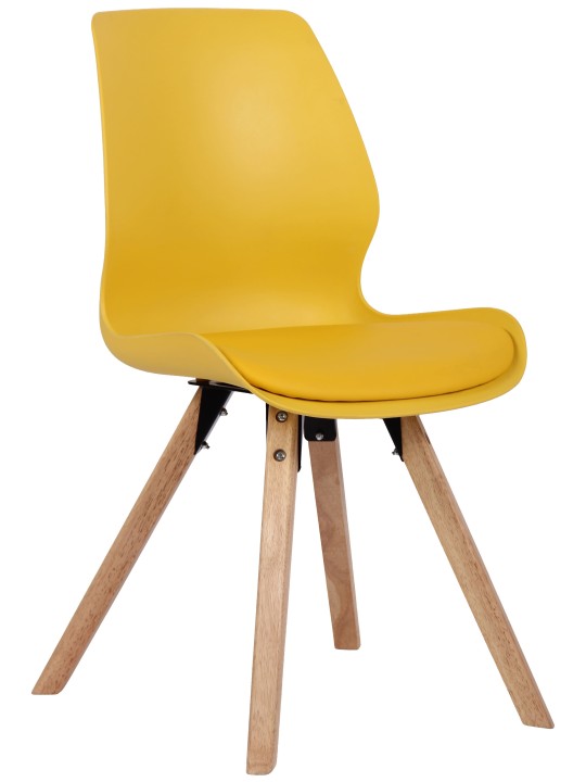 Stol Luna plast, gul Stol Luna plast, gul