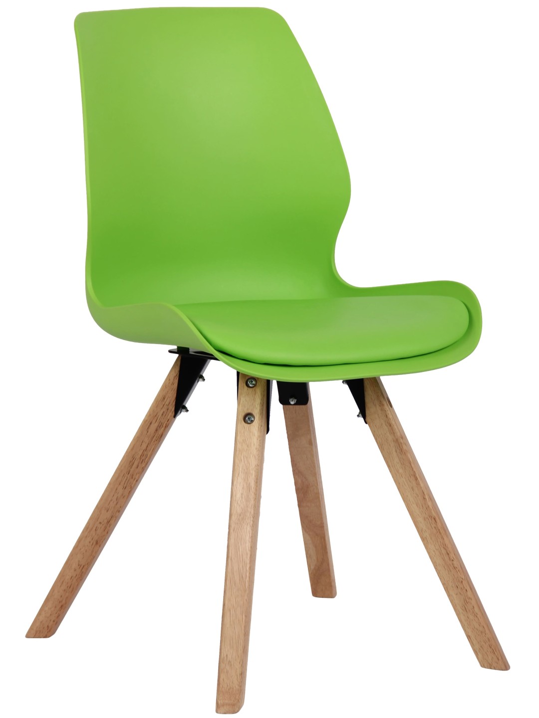 Stol Luna plast, grøn