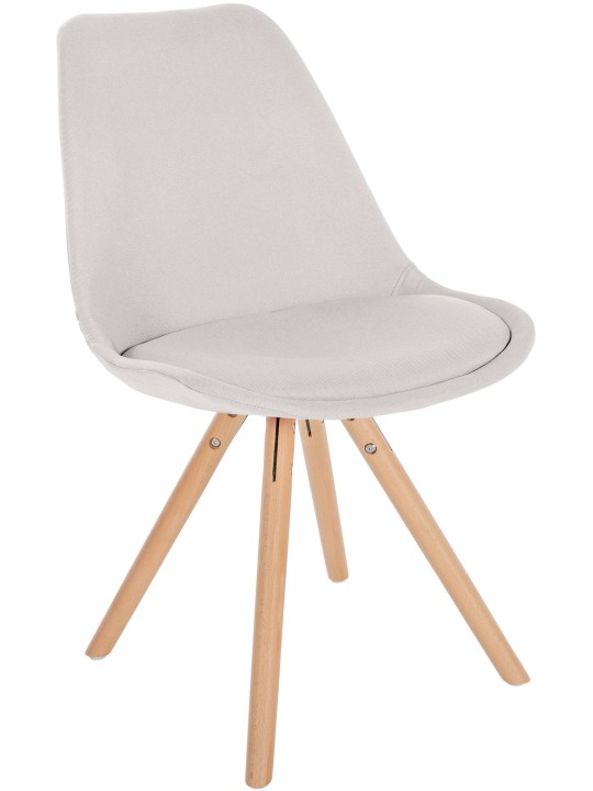 Stol Sofia Stof Rund, creme
